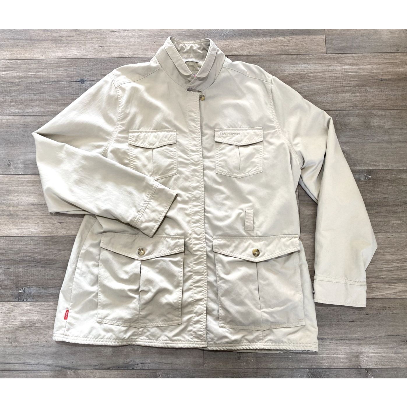Craghoppers Nosilife Insect Shield Lucca Jacket Safari Sand Cw235 Womens Xxl